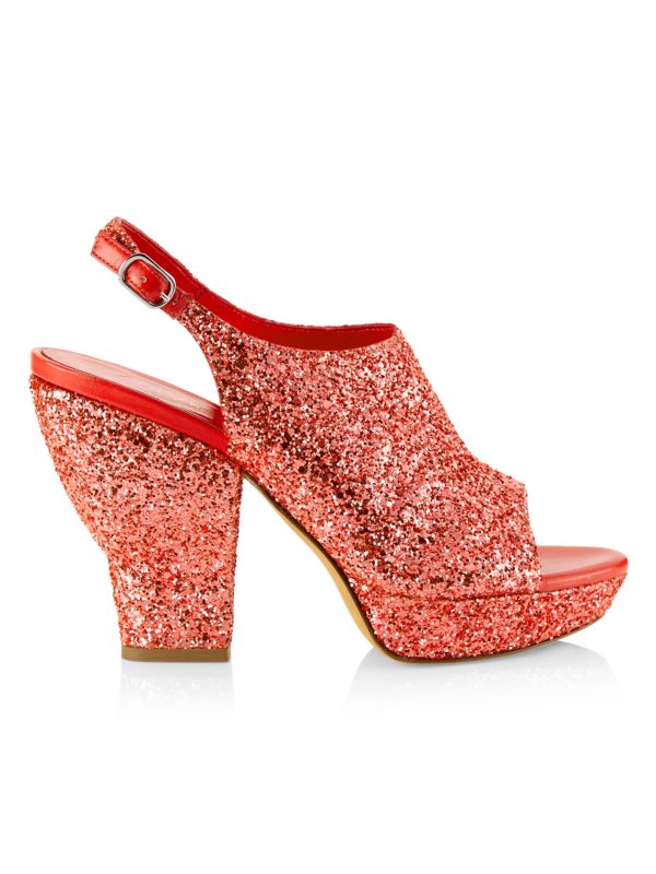 3.1 Phillip Lim Salma Glitter Platform Sandals